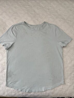 Lululemon Love Crewneck Short Sleeve T-Shirt Light Blue Size 14